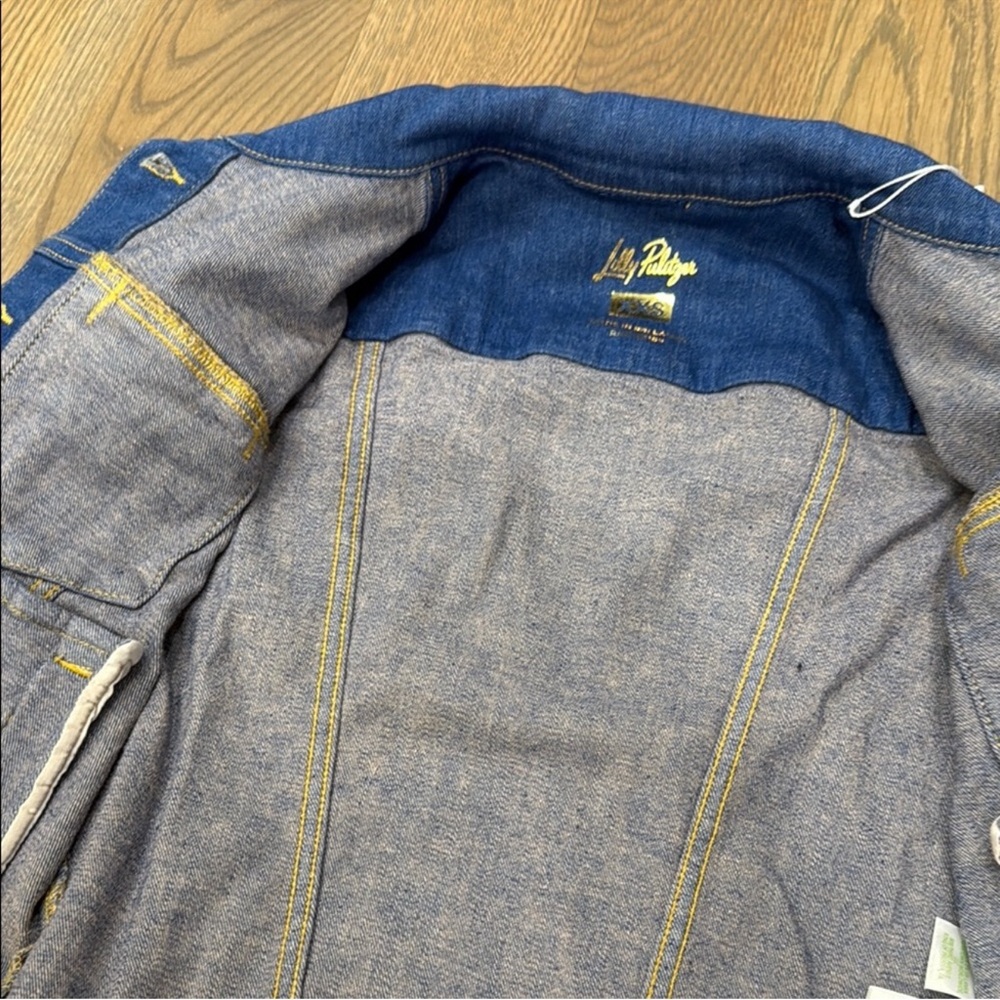 Lilly Pulitzer Denim Seaspray Jacket - Picture 6 of 7